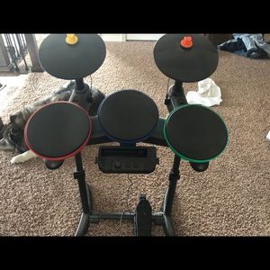 Guitar Hero Drum and Guitar set